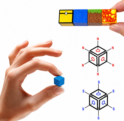 Asorbe CubeCraft: JEU DE CONSTRUCTION MAGNETIQUE