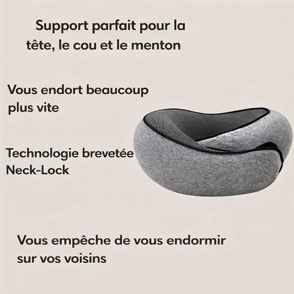 AsorbeGo - Oreiller de voyage ergonomique 360°