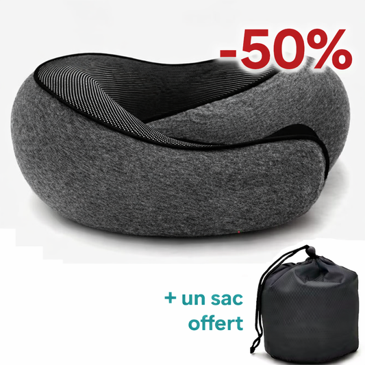 AsorbeGo - Oreiller de voyage ergonomique 360°